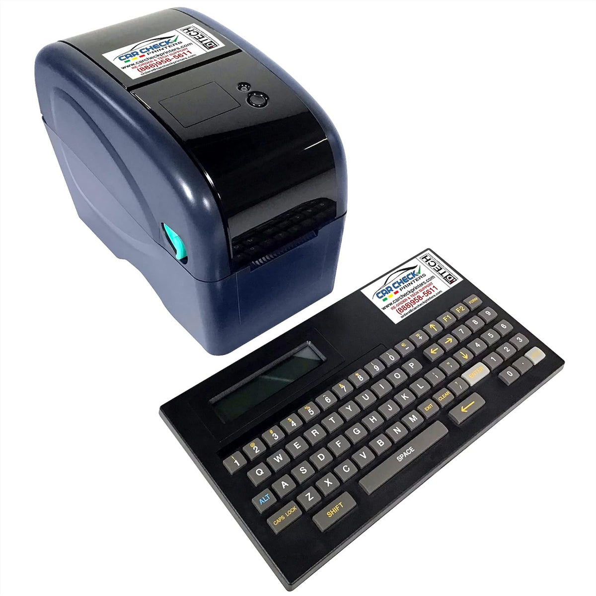 Car Check Service Reminder Printer Kit with Ink & 500 Stickers L958