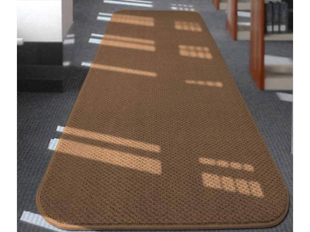 Skid-Resistant Carpet Runner Toffee Brown 10 ft. x 48 in. U8768