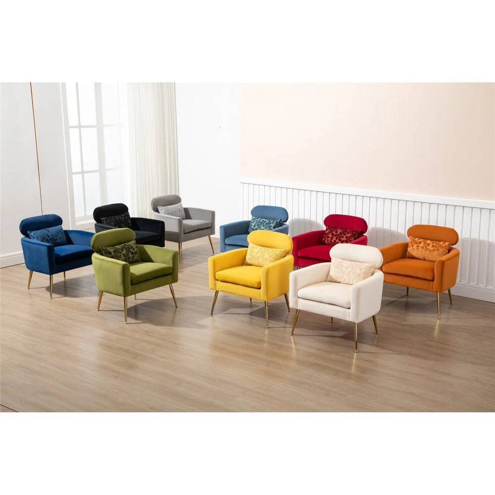 Yellow Chaise Lounge Chair I62927