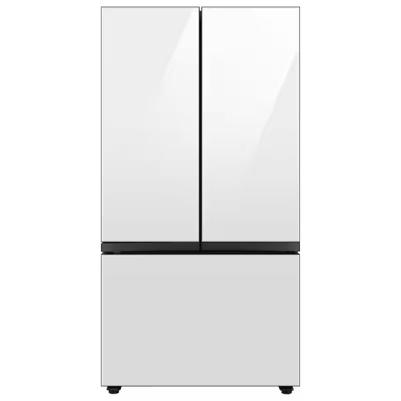 30 cu. ft. 3-Door French Door Smart Refrigerator with Beverage Center in White Glass M625