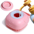 Dog Bath Brush with Shampoo Dispenser J256