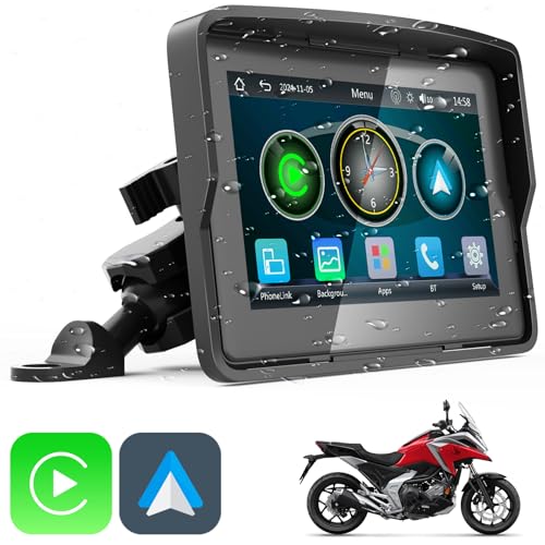 5" IP67 Waterproof Motorcycle CarPlay Screen W784734