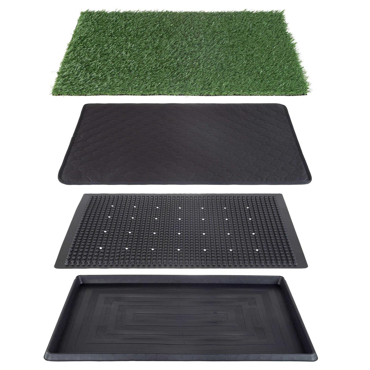 Artificial Grass Dog Potty Pad with Tray E34668