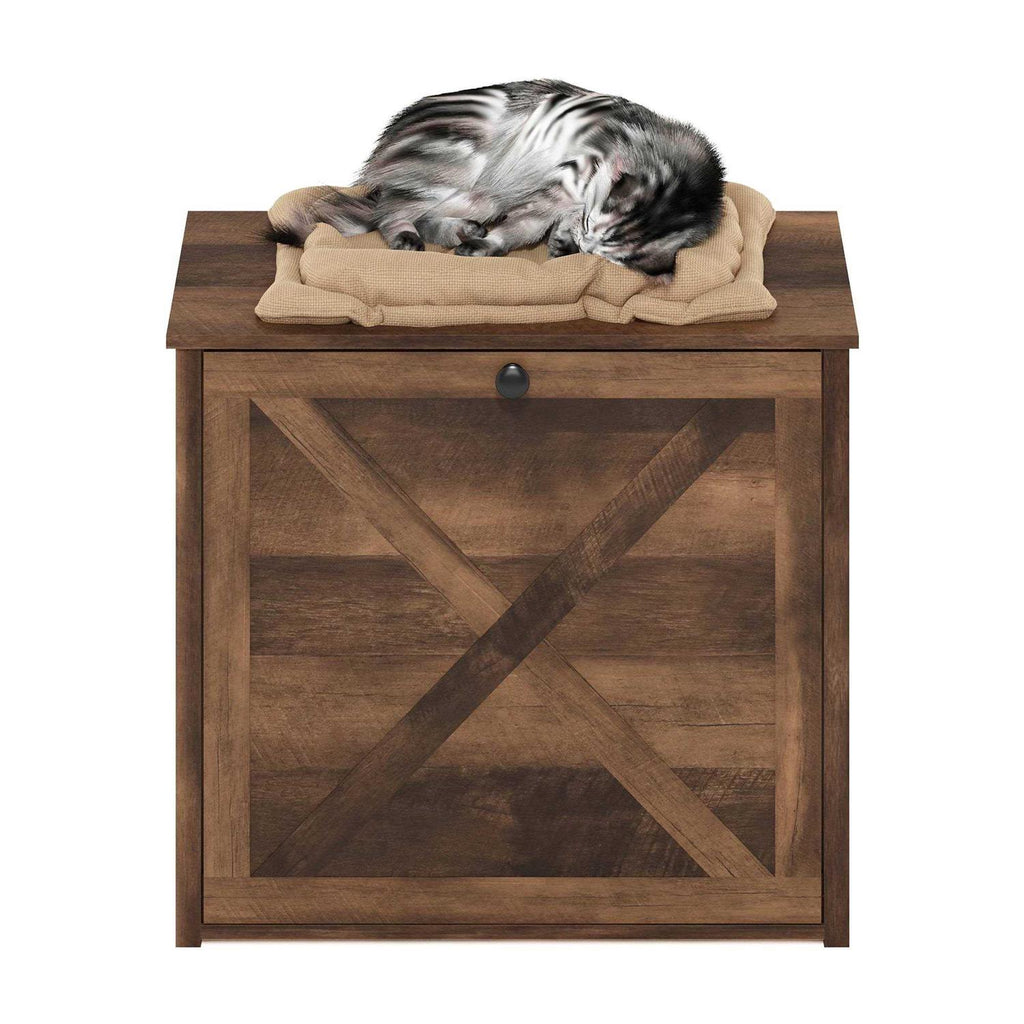 Small Cat Litter Box Enclosure with Single Door G168