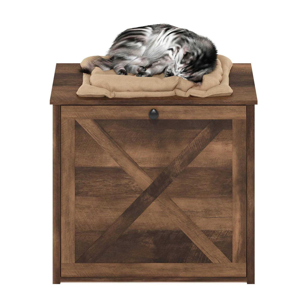 Small Cat Litter Box Enclosure with Single Door G168