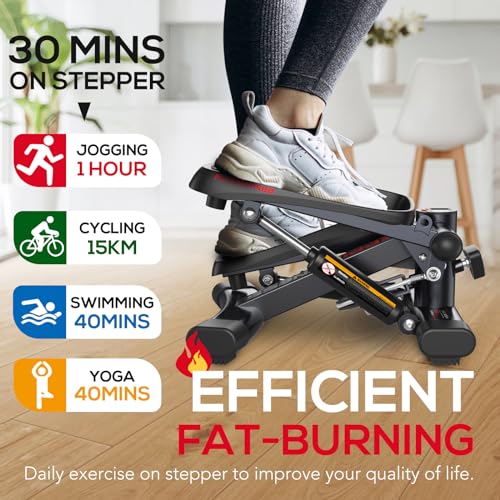 Steppers with Resistance Bands V2633