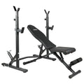 Two-Piece Olympic Weight Bench with Squat Rack I59228
