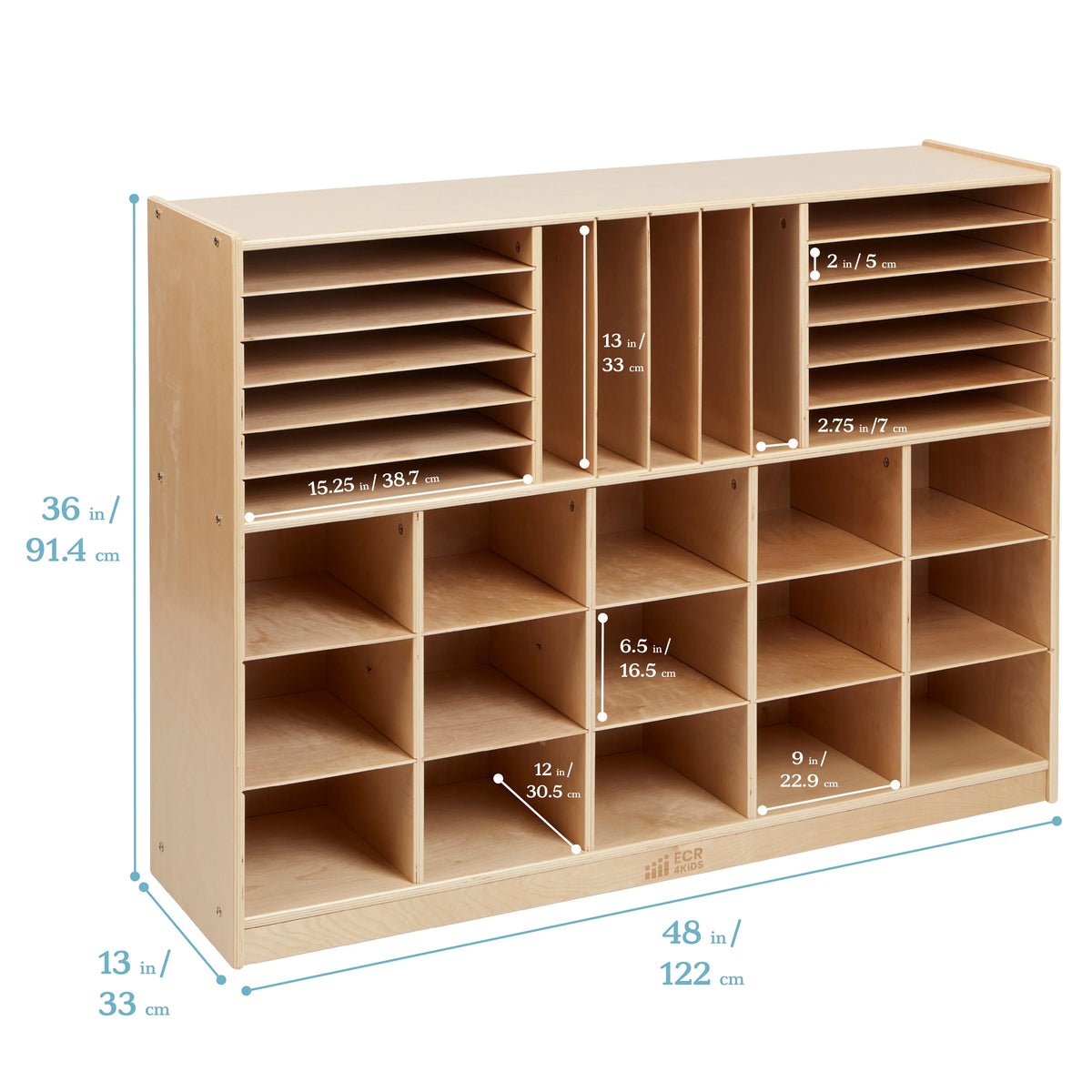 Mobile Storage Cabinet, Natural Q955771