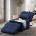 Folding Sofa Bed 4 in 1 Twin Size Grey H5958