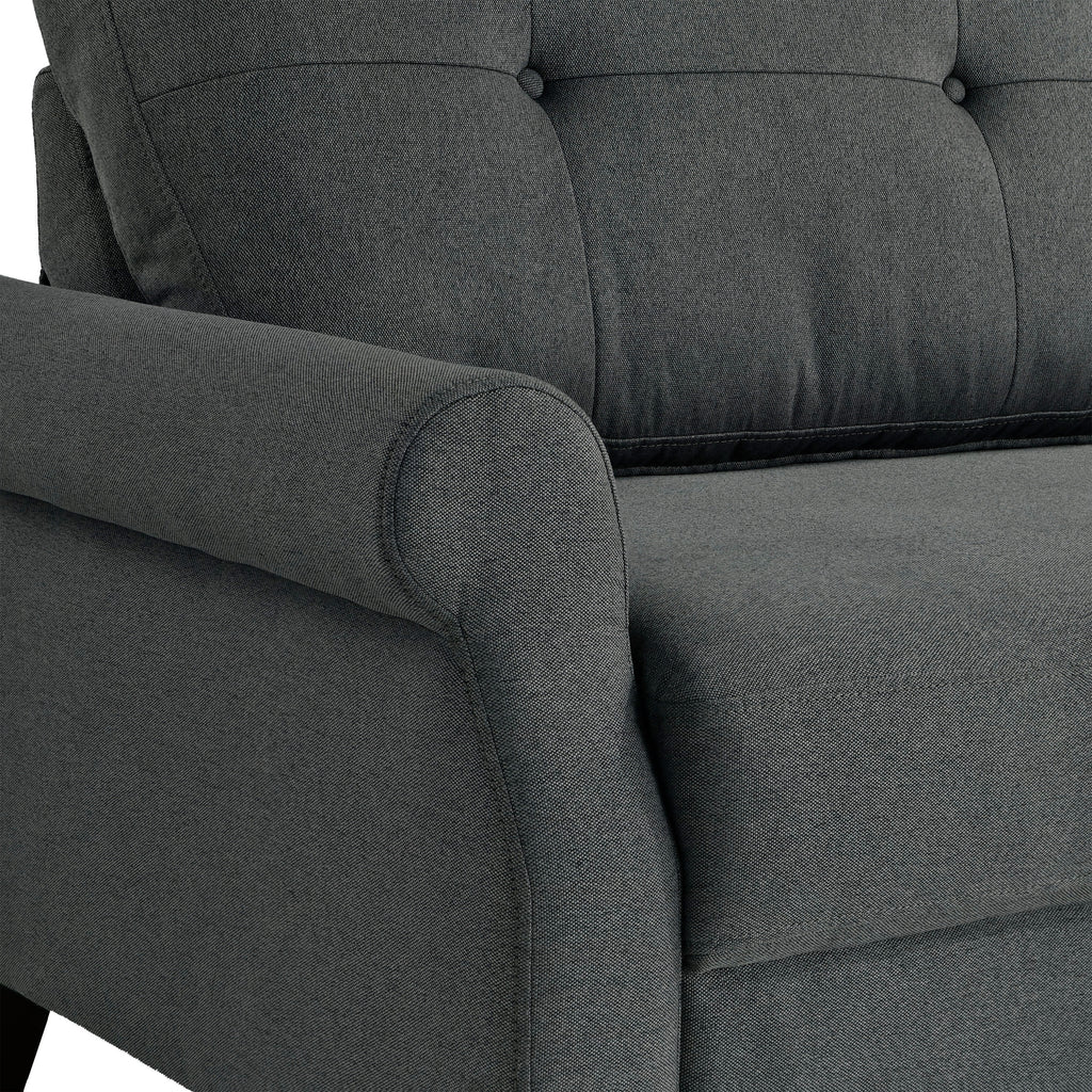 Heather Grey Fabric Sofa M883