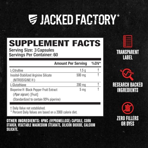 Nitric Oxide Supplement with L Arginine L Citrulline 90 Caps O4573