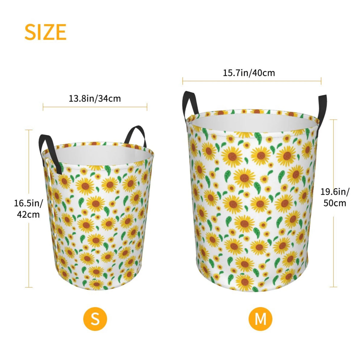 Round Waterproof Collapsible Laundry Basket N67342
