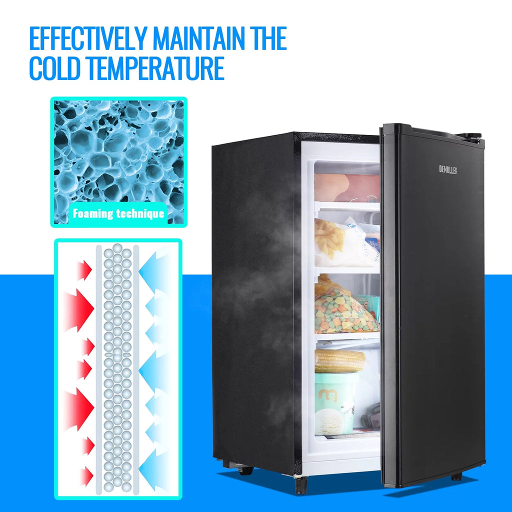 Black Upright Freezer R58802