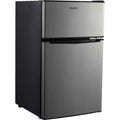 3.1 cu. ft. Stainless Steel Mini Fridge with Dual Door Freezer K365