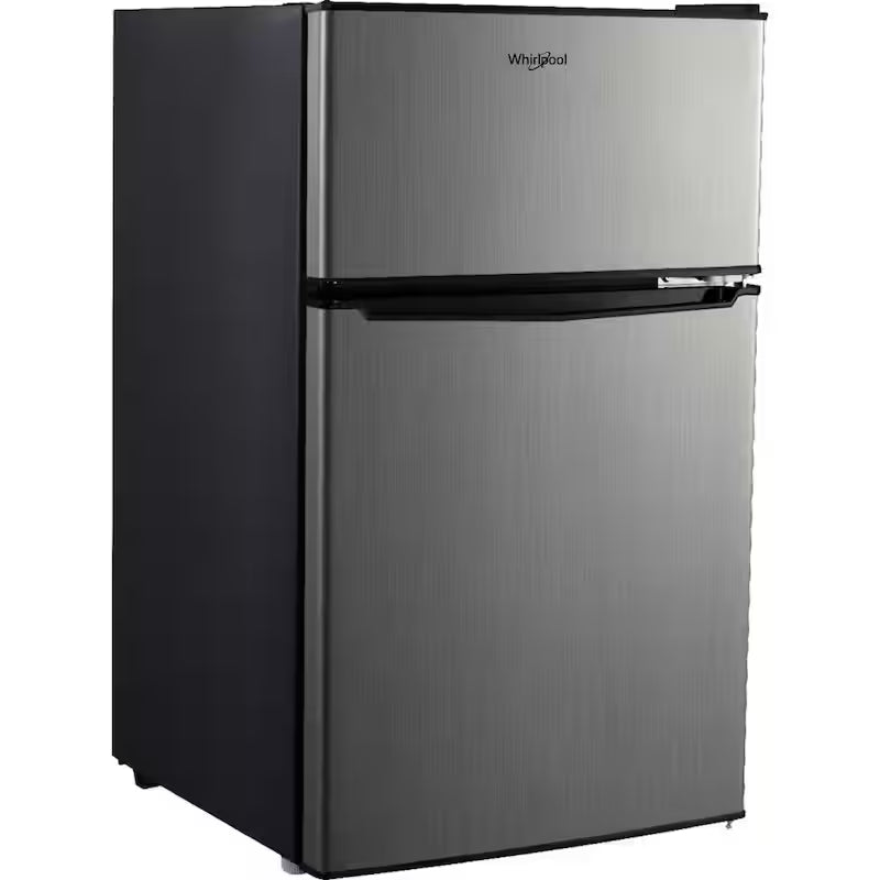 3.1 cu. ft. Stainless Steel Mini Fridge with Dual Door Freezer K365