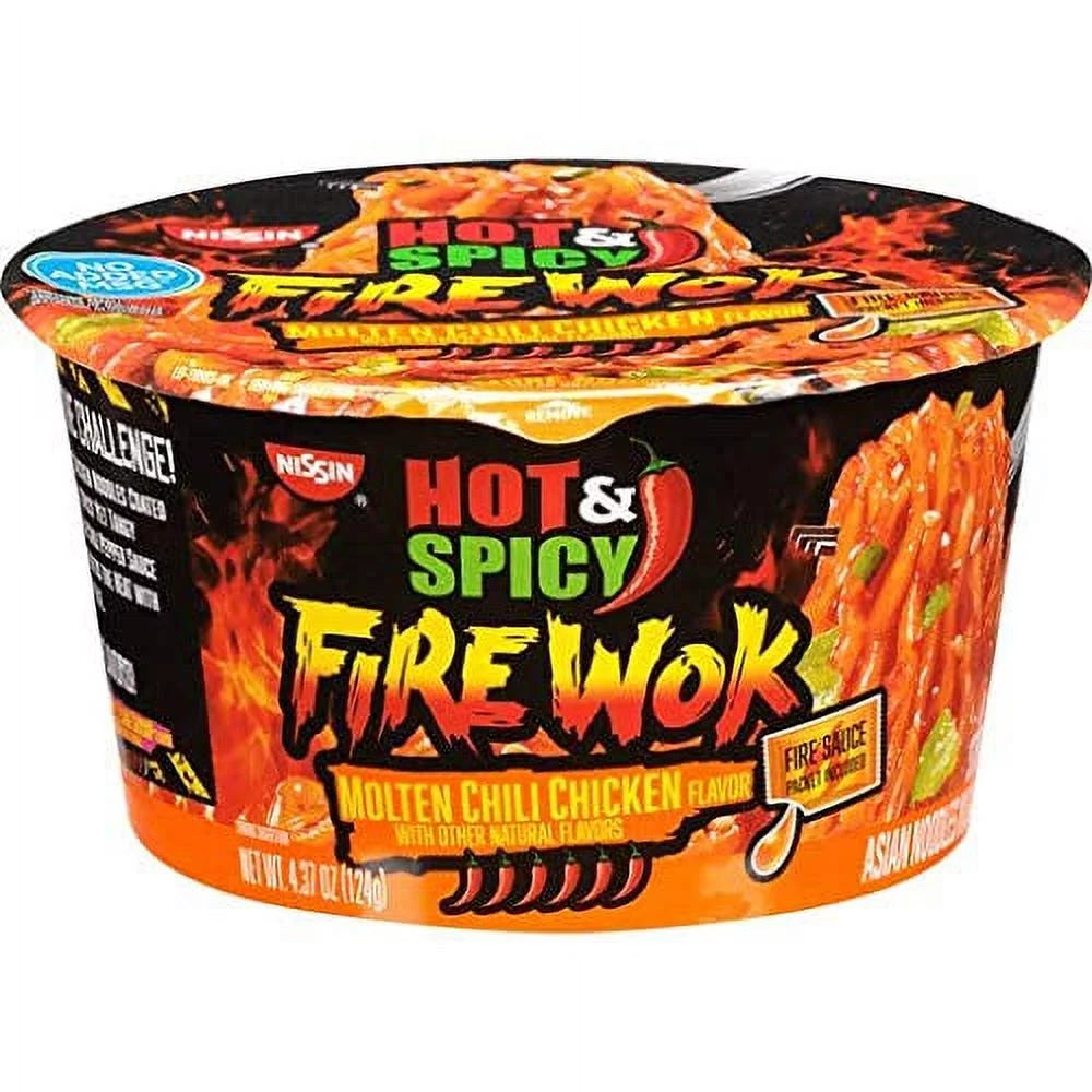 Hot & Spicy Chicken Flavor Noodle Bowl 6pk A85316