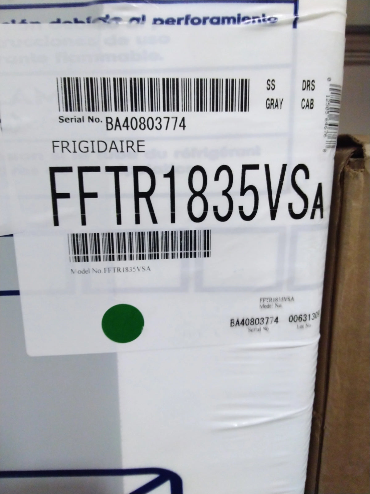 Stainless Steel Top Freezer Refrigerator I3591