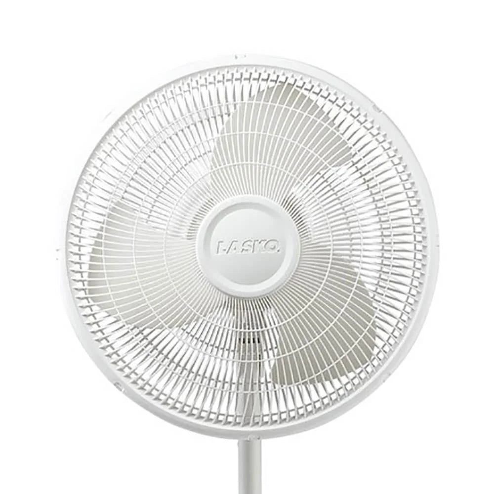 16" 3-Speed Oscillating Pedestal Fan, White K540