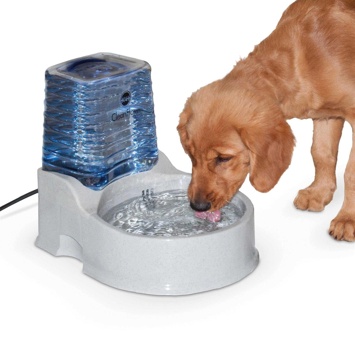 Clean Flow Pet Bowl with Reservoir Q1979