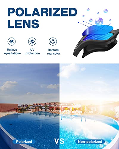 Polarized Anti Fog Anti UV Swimming Goggles U3608