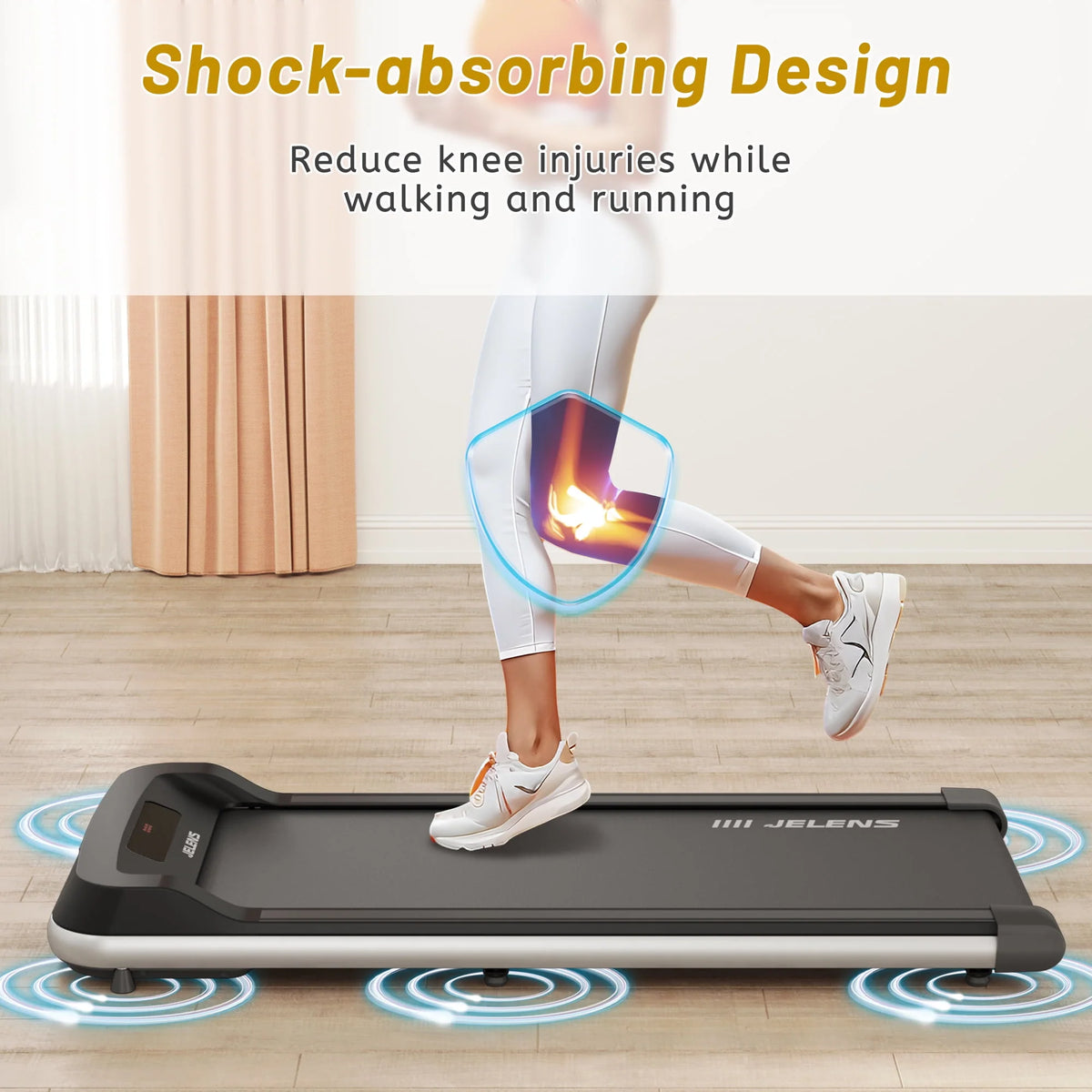 2 in 1 Portable Treadmill with Remote Control Y971
