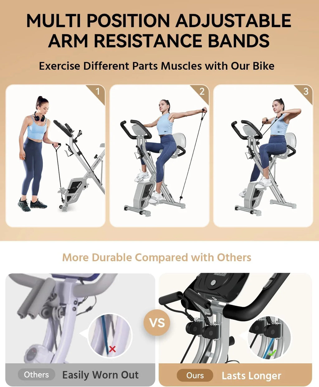 Indoor Cycling Stationary Belt Drive Exercise Bike D657