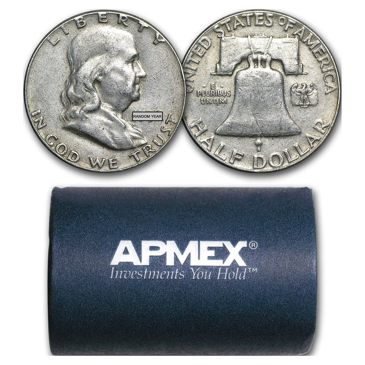 90% Silver Halves 20-Coin Roll C551