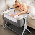 3 in 1 Baby Bassinet Bedside Sleeper with Mattress N74497