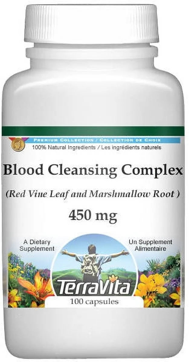 Red Vine Leaf and Marshmallow Root 450 mg 100 Capsules 2-Pack N965495