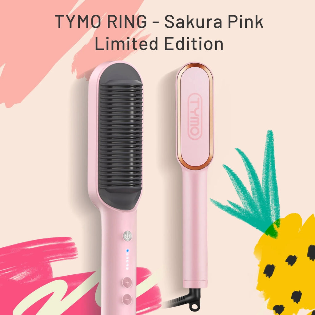 Pink Hair Straightener Brush Y665089