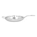 12.6 Stainless Steel Fry Pan with Helper Handle T3704