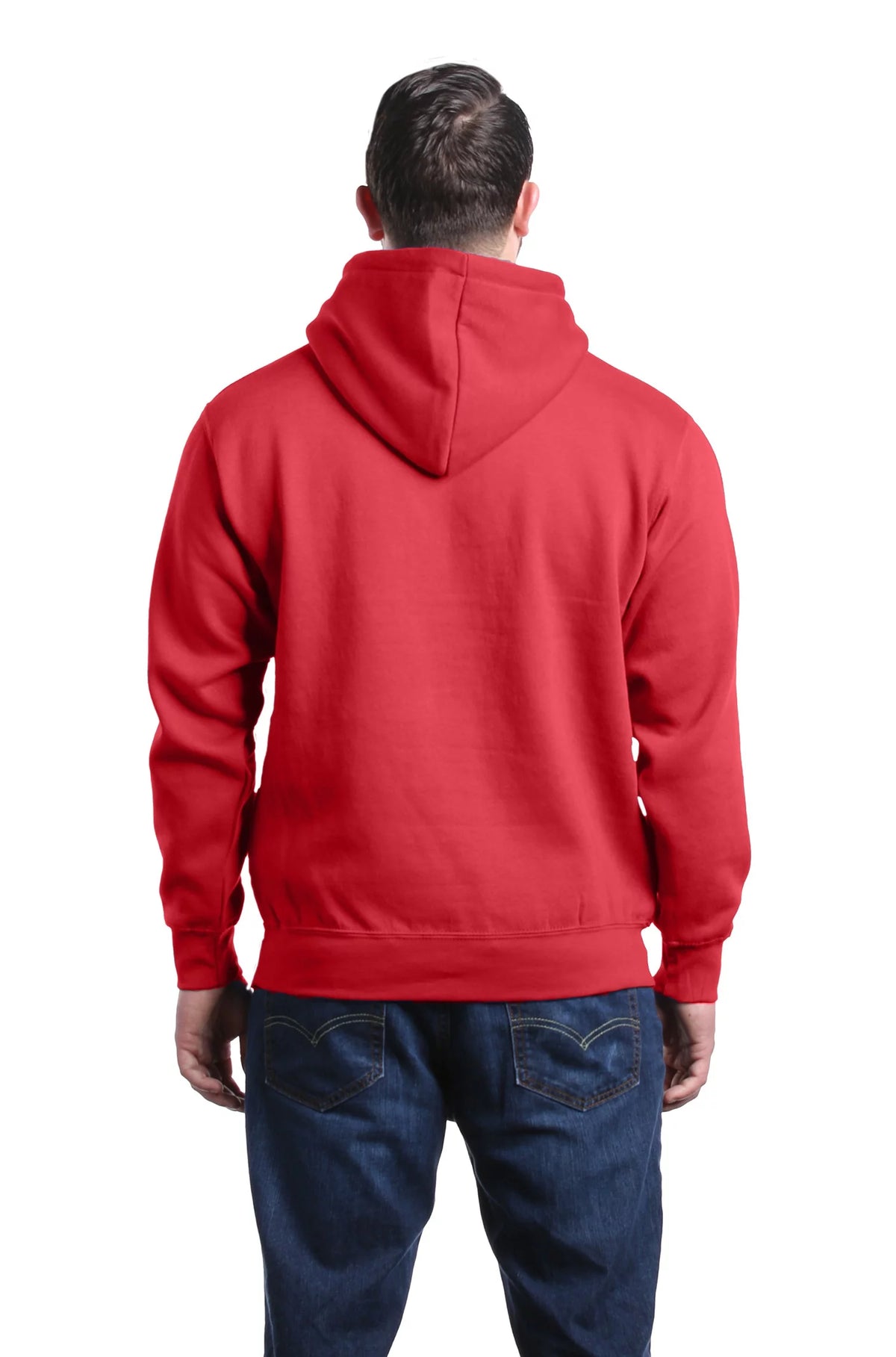 Hooded Sweatshirt Hoodie Small Red W422