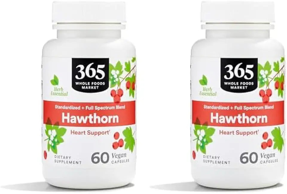 Hawthorn Vegan Capsules 60 Count Pack of 2 E37689