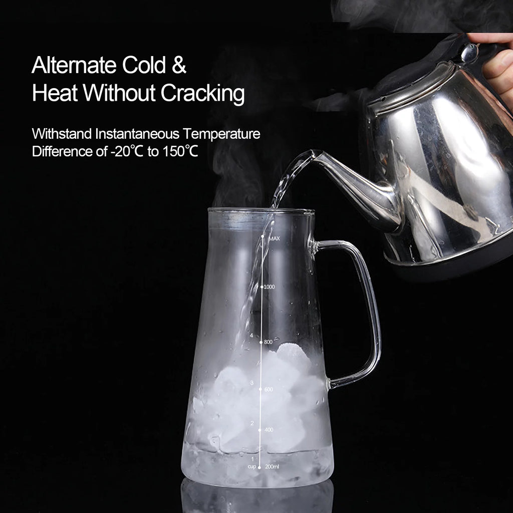 Glass Kettle Cold Brew Coffee Maker with Stainless Steel Filter U901