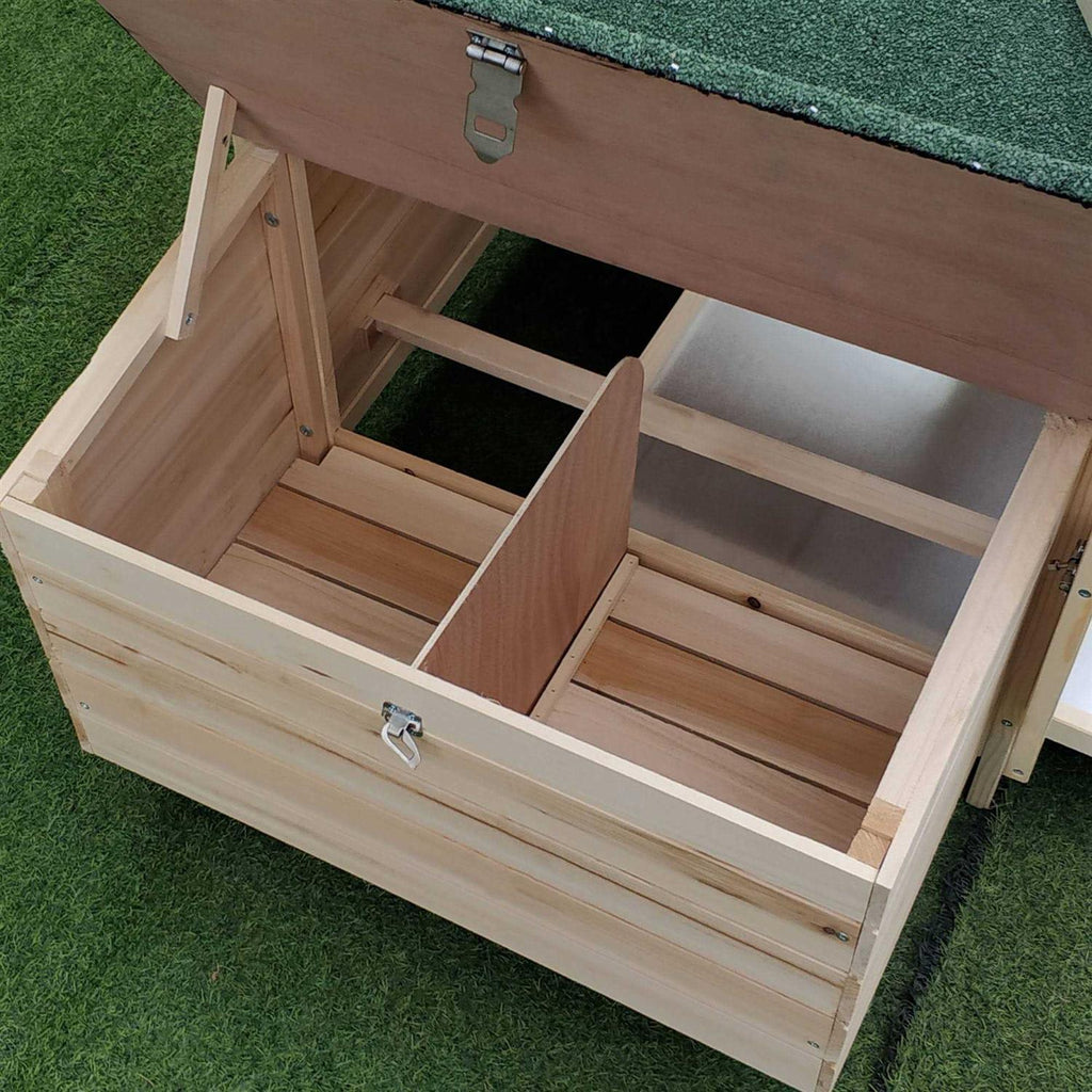 Wooden Chicken Coop with Nesting Box V466