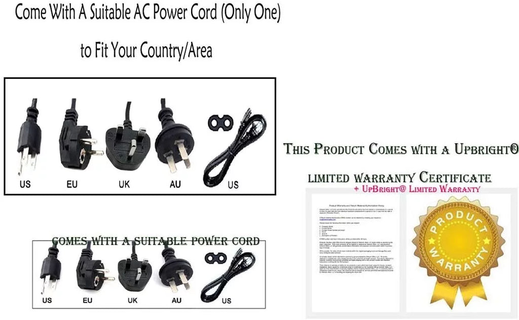 AC/DC Adapter Power Supply Cord Cable PS Charger V3864
