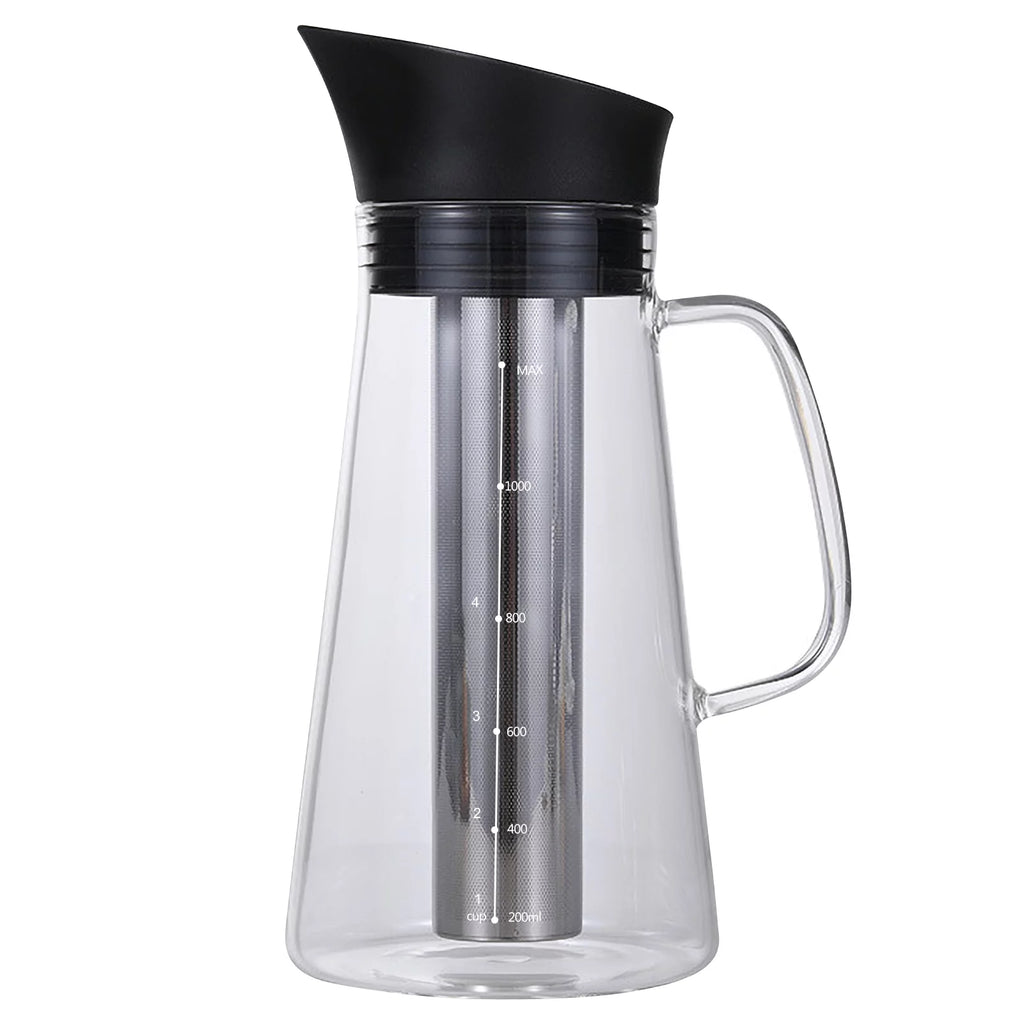Glass Kettle Cold Brew Coffee Maker with Stainless Steel Filter U901