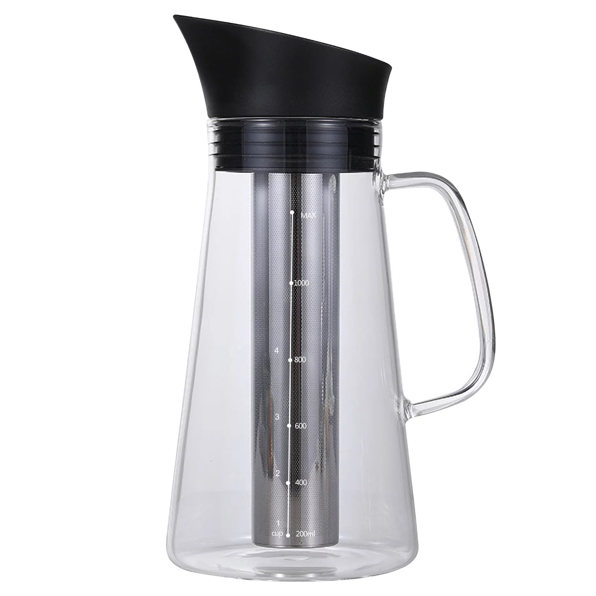 Glass Kettle Cold Brew Coffee Maker with Stainless Steel Filter U901