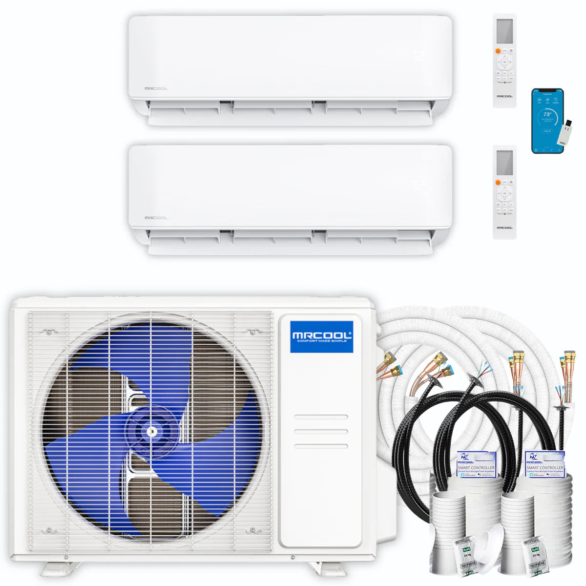 36,000 BTU 2 Zone Ductless Air Conditioner and Heat Pump T813