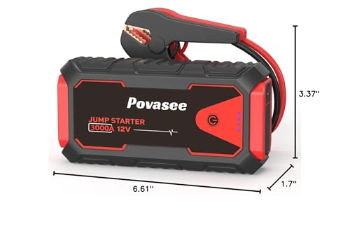 3000A Peak 12V Jump Starter with Power Bank Q76959