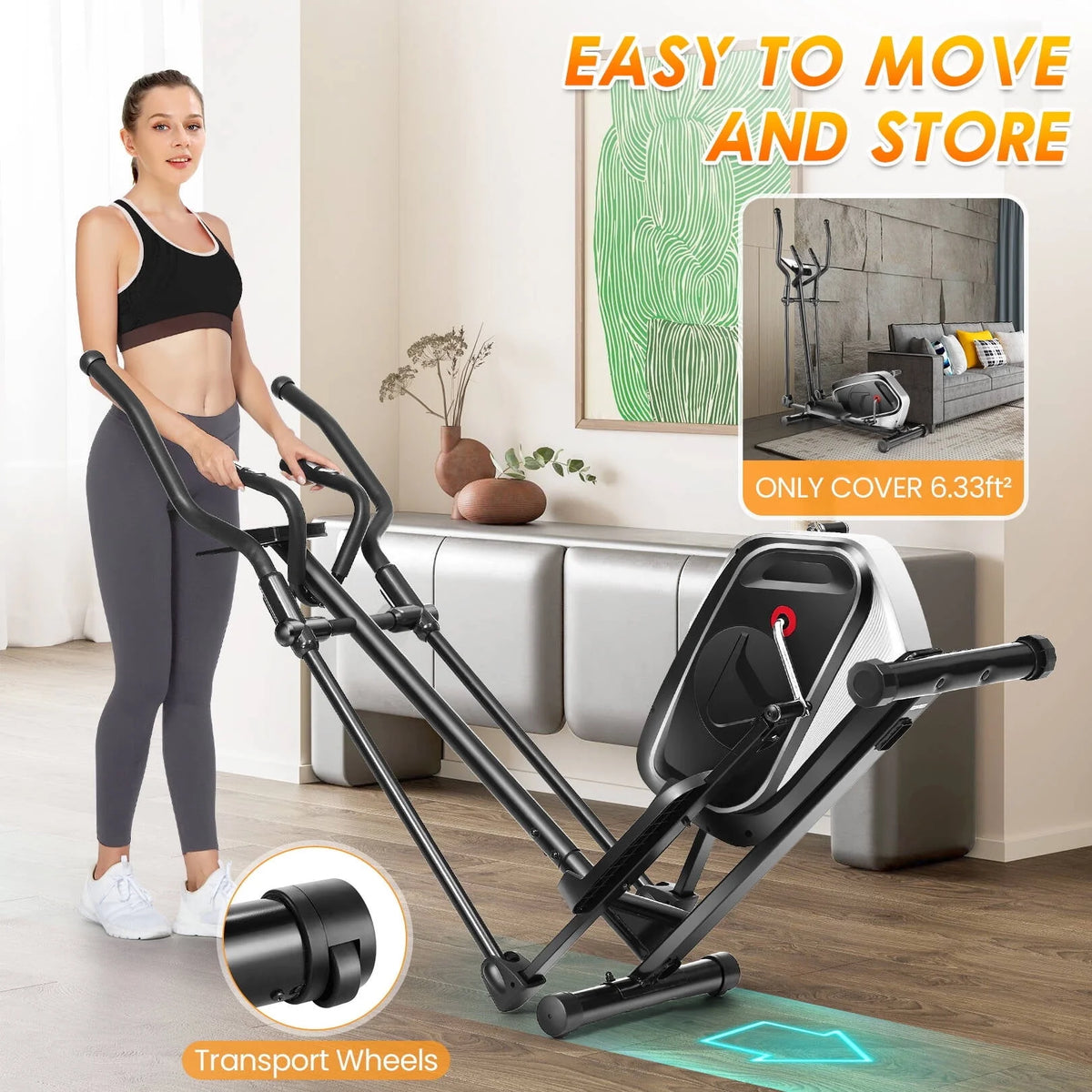 Elliptical Machine with 16 Levels Magnetic Resistance R742571