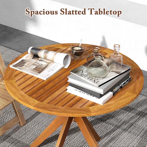 Round Wood Bistro Table N723926