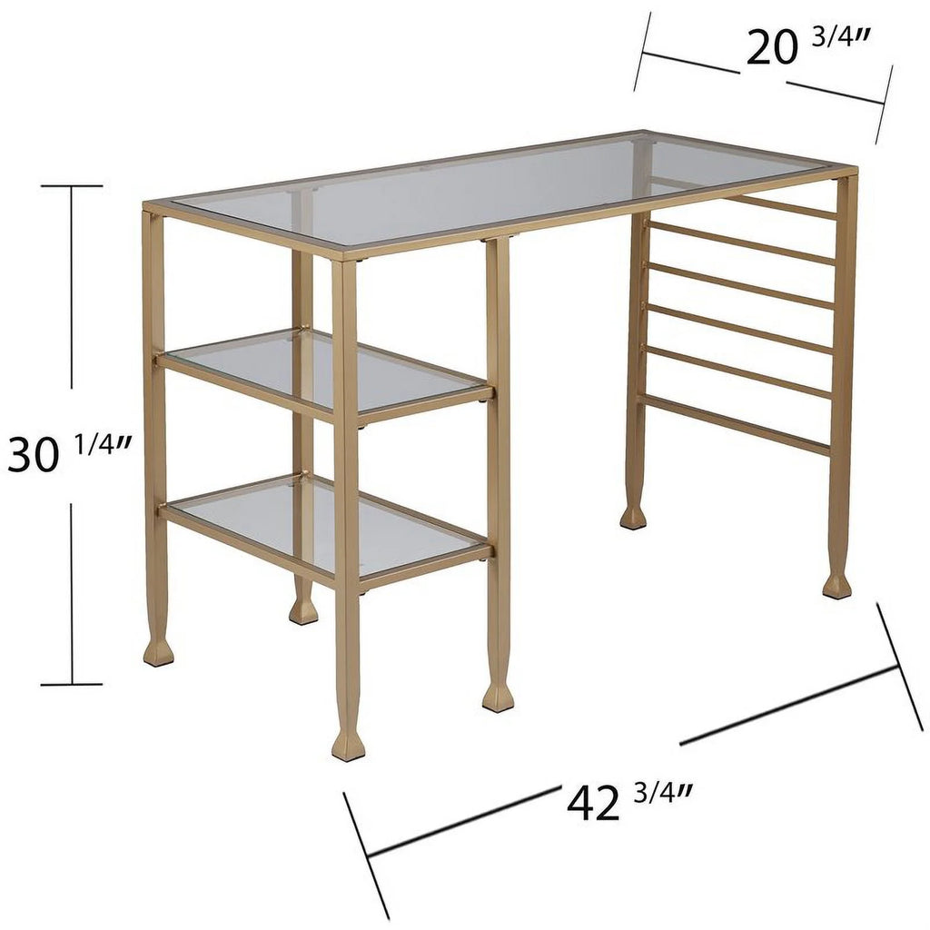 Glass Top Writing Desk V865