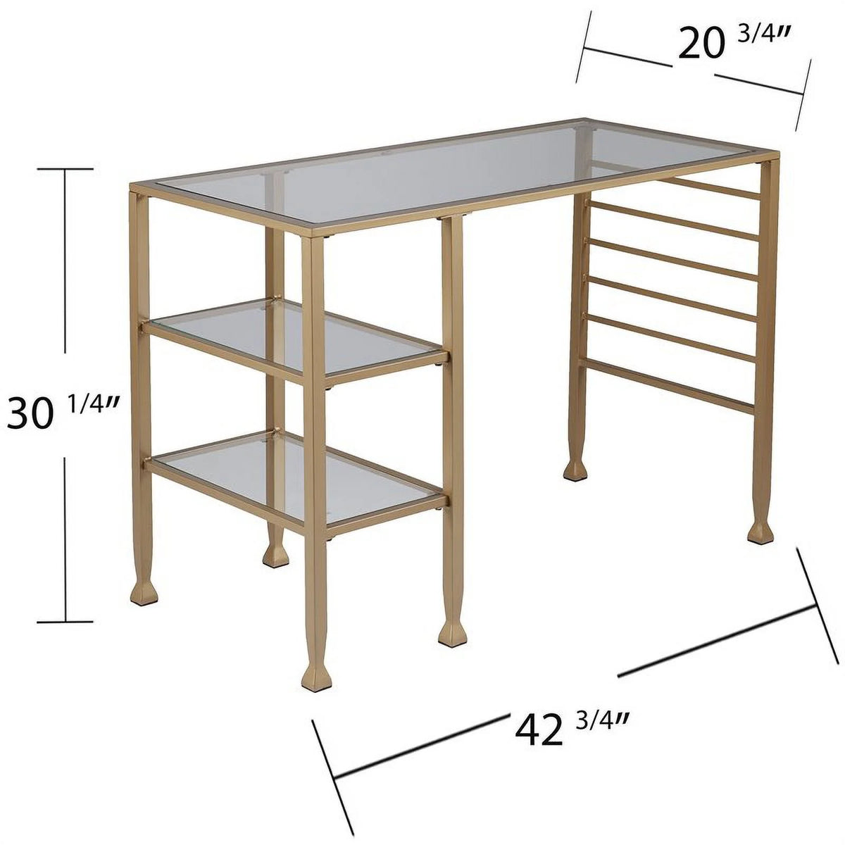 Glass Top Writing Desk V865