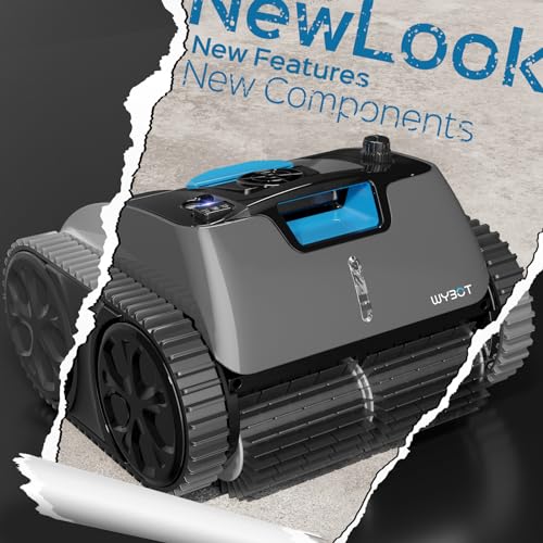 Robotic Pool Cleaner Vacuum with Wall Climbing, 65W Suction Power, 150 Mins Q321176
