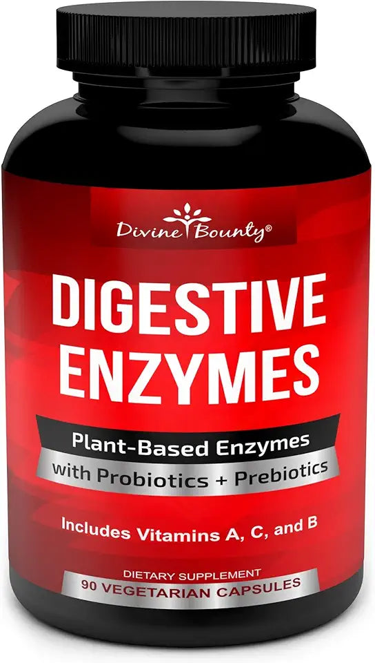 Digestive Enzymes with Probiotics & Prebiotics 90 Vegetarian Capsules V96545