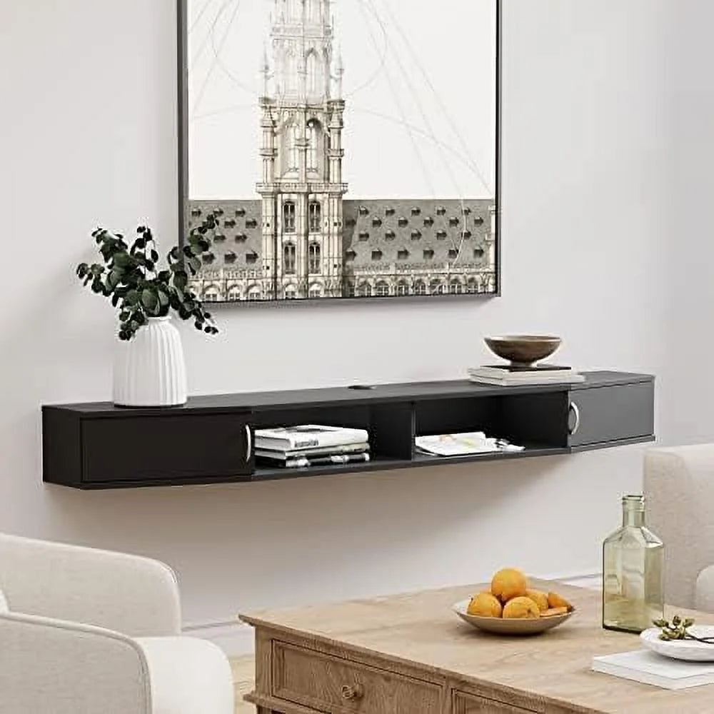 70'' Floating TV Stand with Cabinet M761
