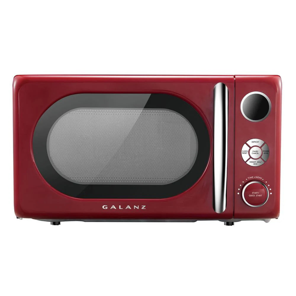 0.7 Cu ft 700 Watts Blue Retro Countertop Microwave Oven U1858