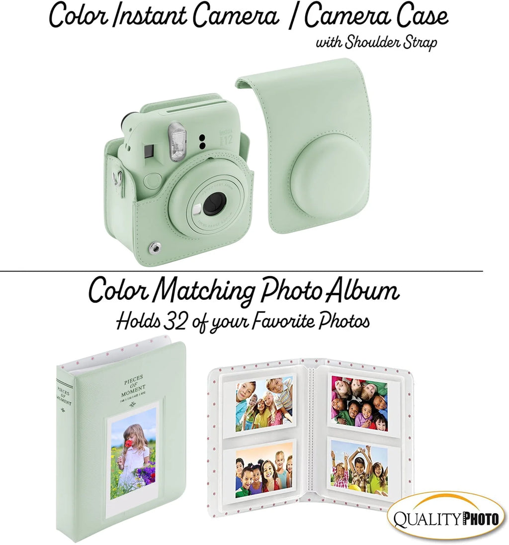 Blossom Pink Instant Camera with Case and Accessory Kit T686645