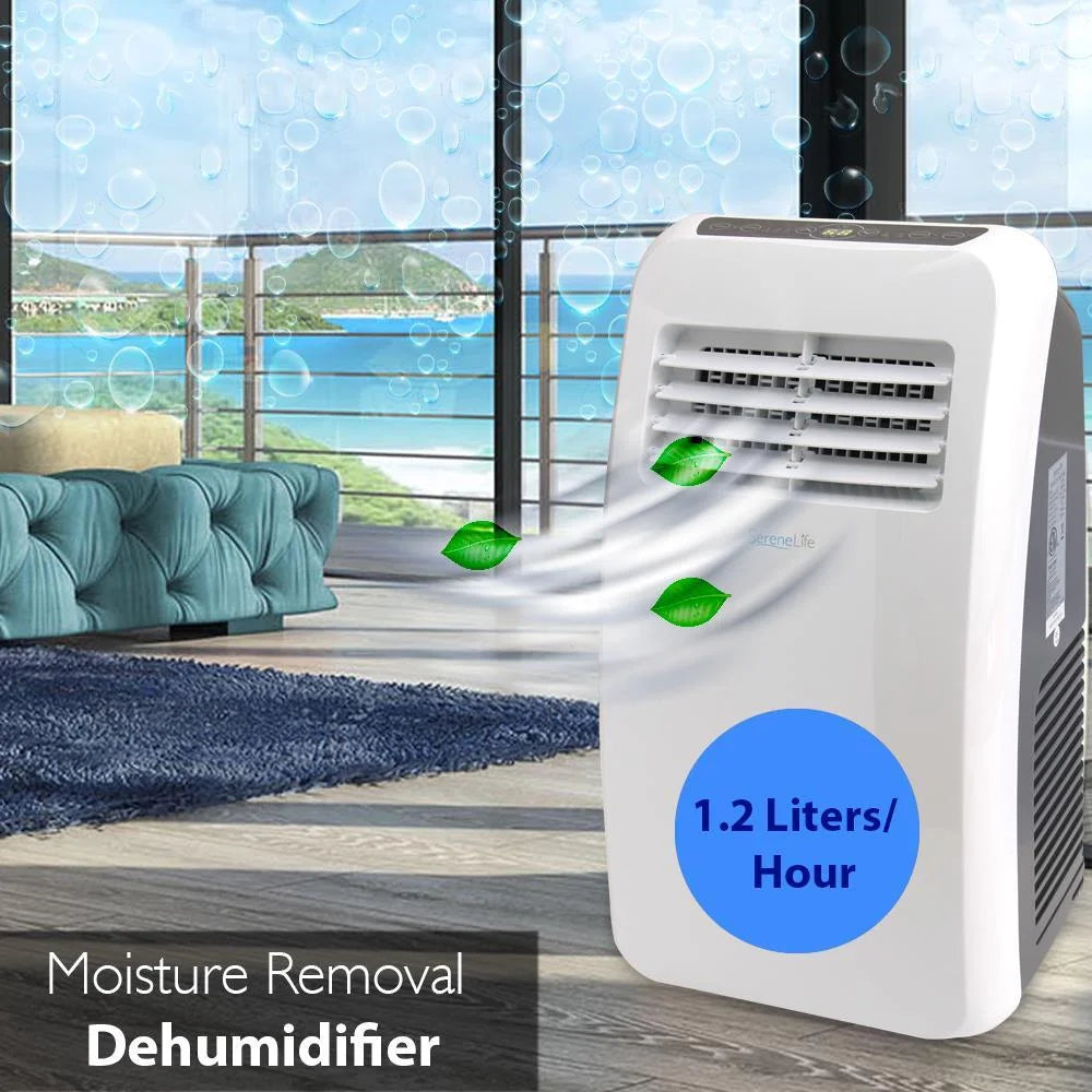 8,000 BTU Portable Air Conditioner with Dehumidifier and Fan Modes L224